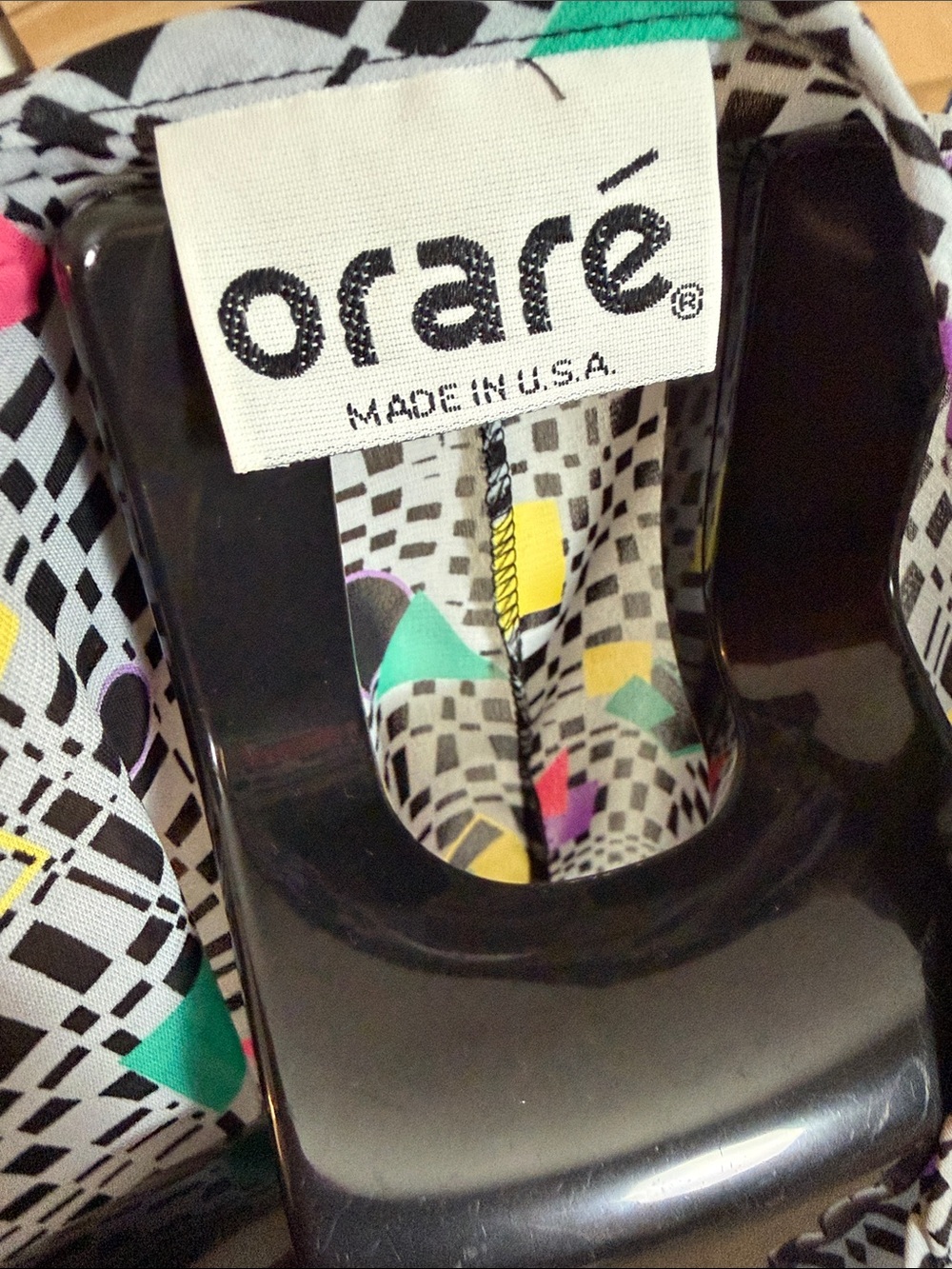 Vintage 80’s Orare Polyester Top - Picture 2 of 6